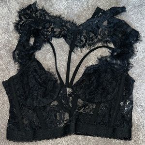 NWT lace crop top bustier